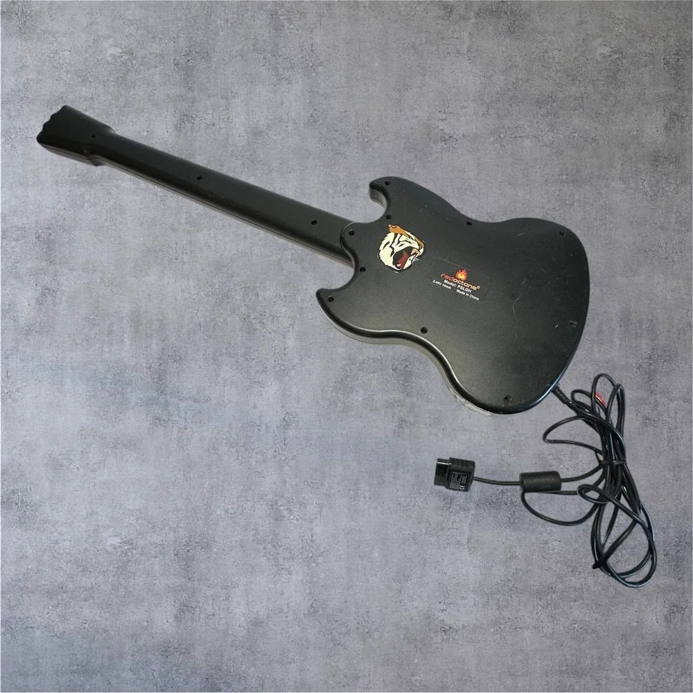 RedOctane Guitar Hero SG Controller PS2 Black White PSLGH Wired Untested